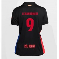 Dámy Fotbalový dres Barcelona Robert Lewandowski #9 2024-25 Venkovní Krátký Rukáv